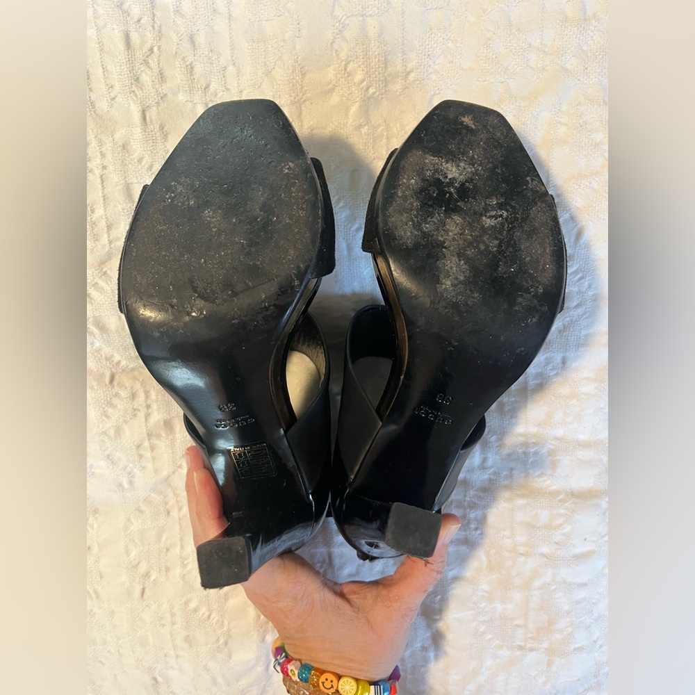 Gucci Kid Scamosciato Babylon heels in black patent - Picture 9 of 9